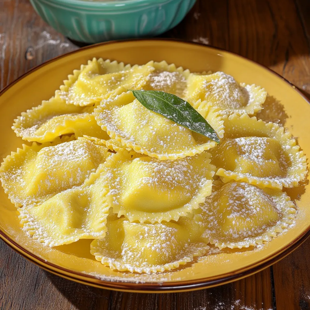 Piatti di pasta con erba fresca.