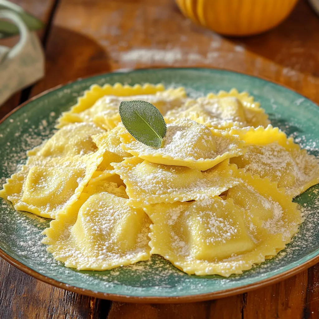 Pasta con erbe e sale.