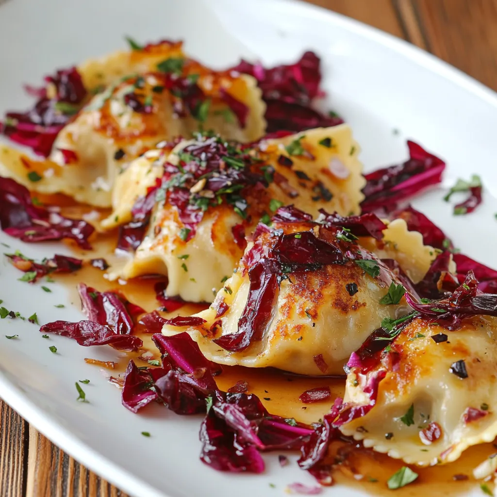 Piatti con sauce rossa e verdura.