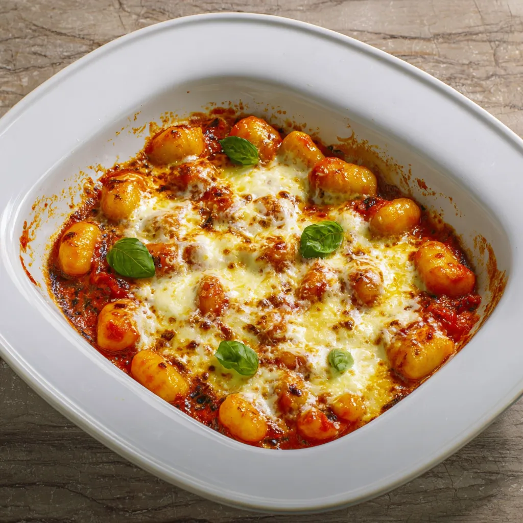 Una ciotola di pasta con formaggio e basilico.