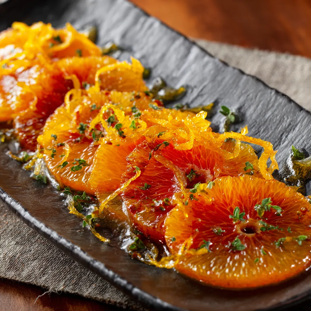 Piatti di frutta con succo di limone.