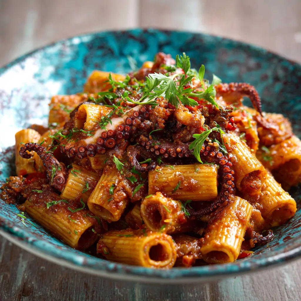 Una ciotola con pasta e frullati.