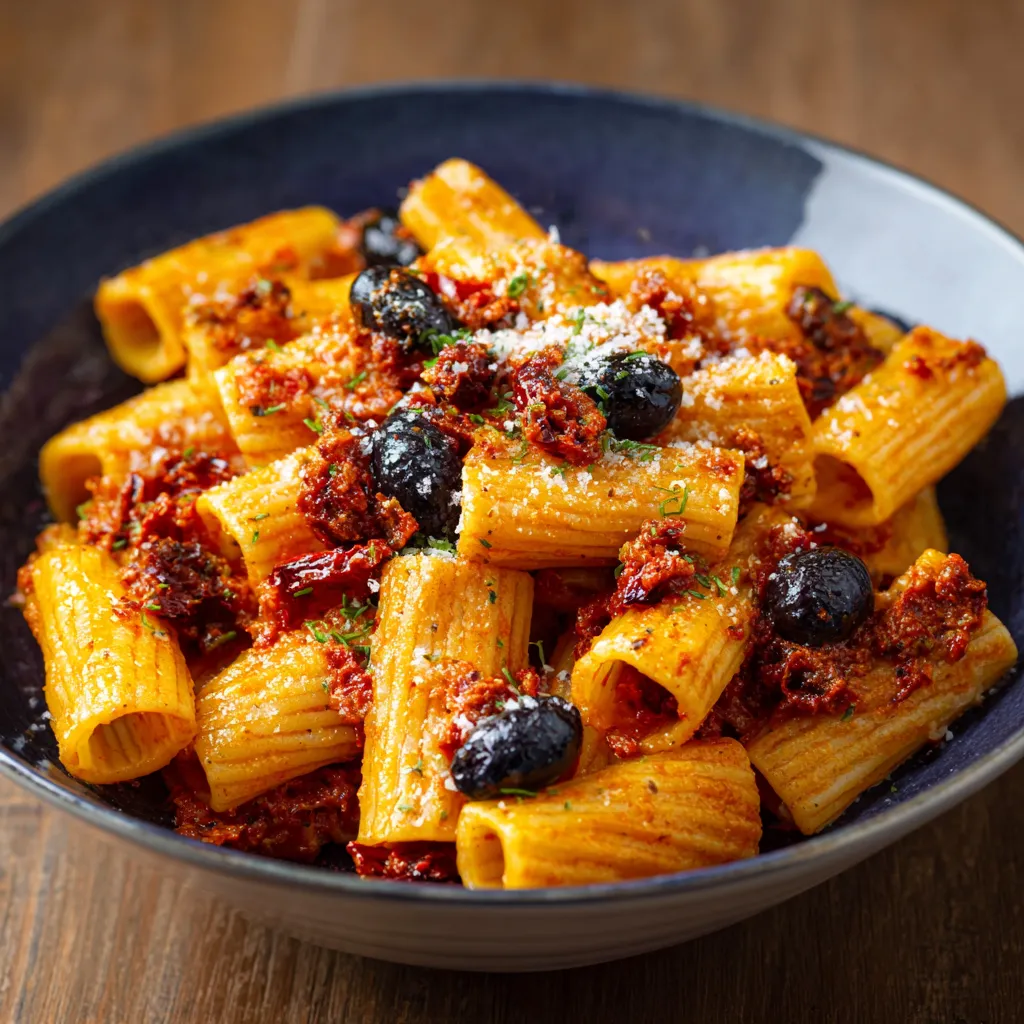Una ciotola di pasta con verdure e frutta.