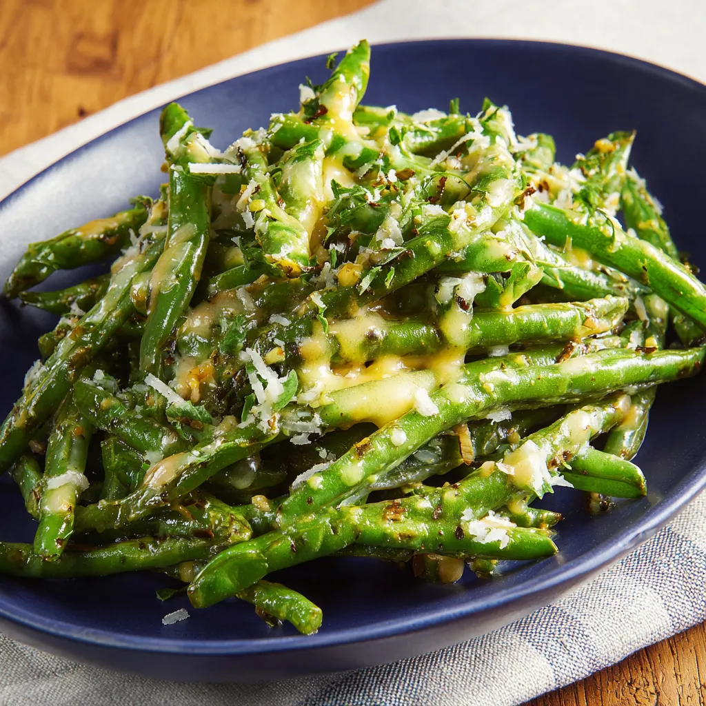 Un piatto di verdure con formaggio e olio.