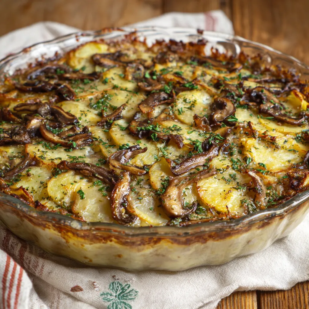 Torta con verdure e patate.