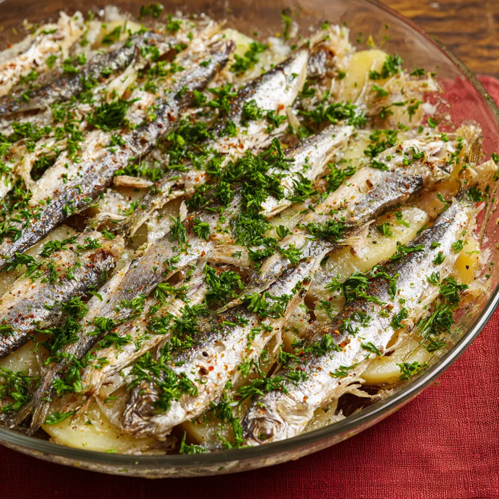 Piatti di pesce con verdure.
