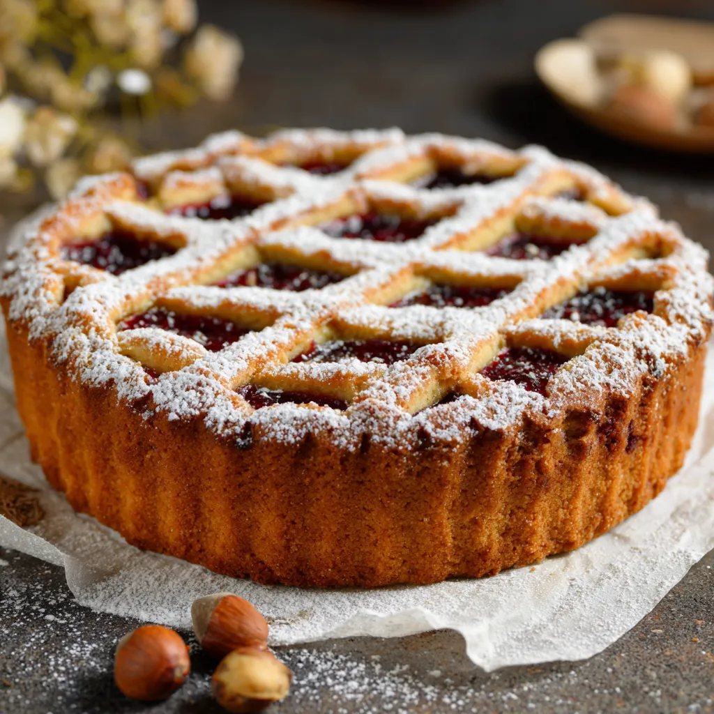 Un dolce con frutta e zucchero.