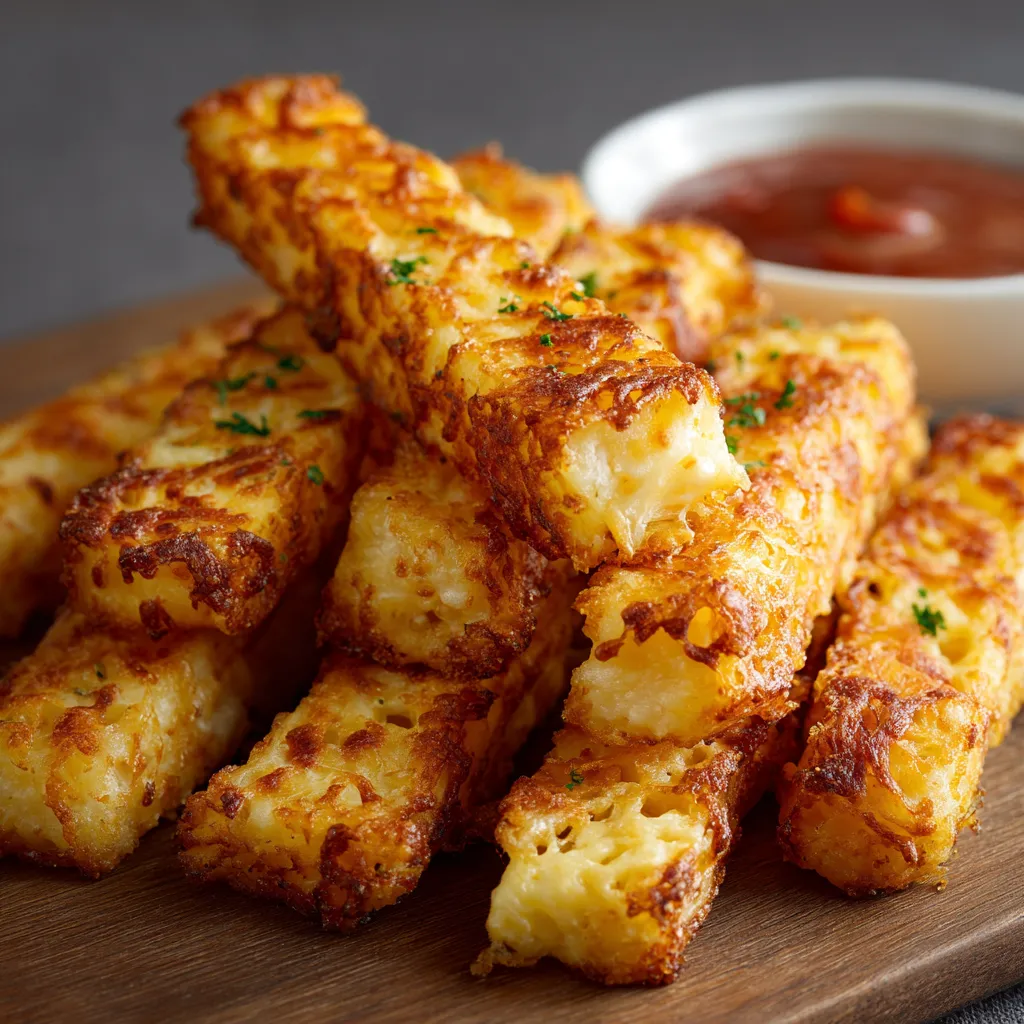 Frittelle con salsa.