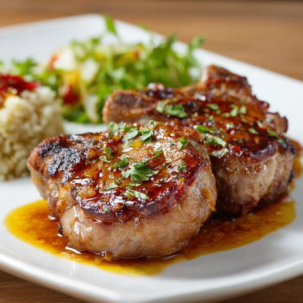 Piatti di carne con verdure.