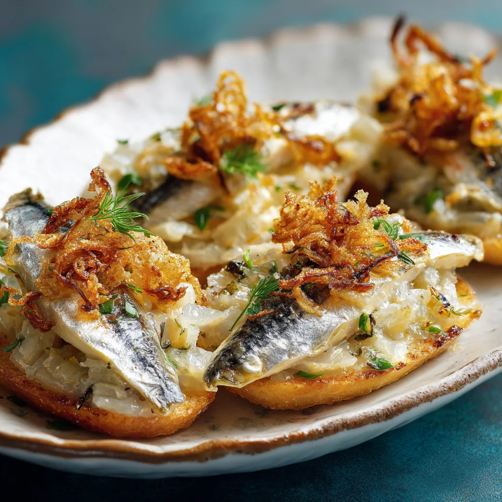 Piatti con frittura e pesce.
