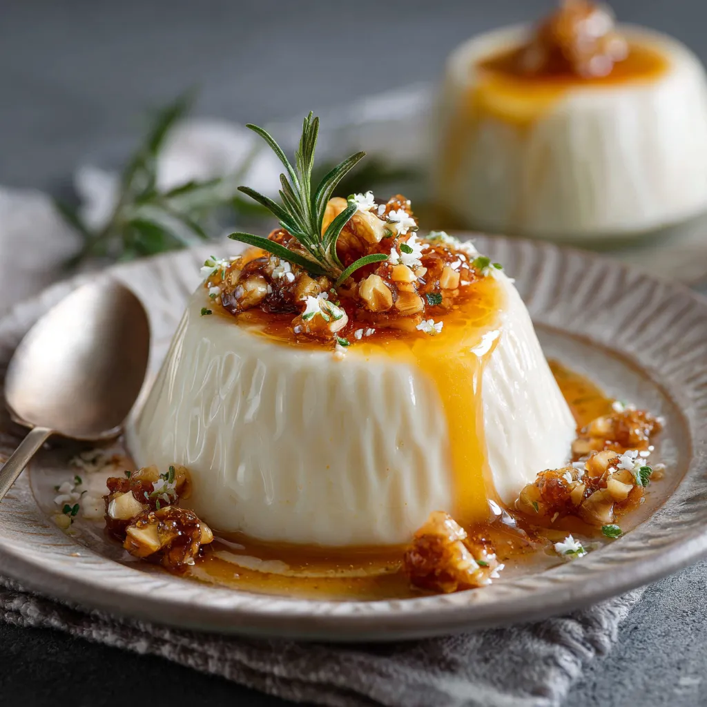 Un dolce con crema e noci.