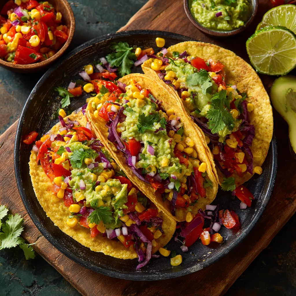 Tacchini con verdure e salsa.