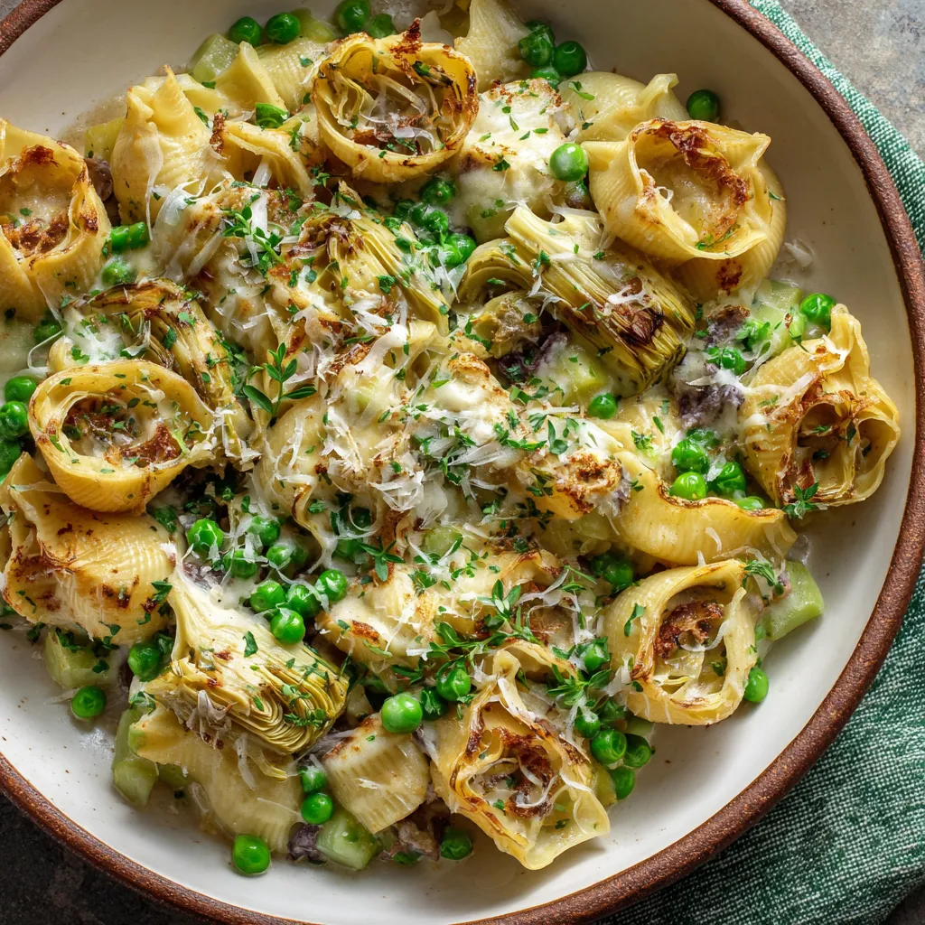 Una ciotola con pasta e verdure.