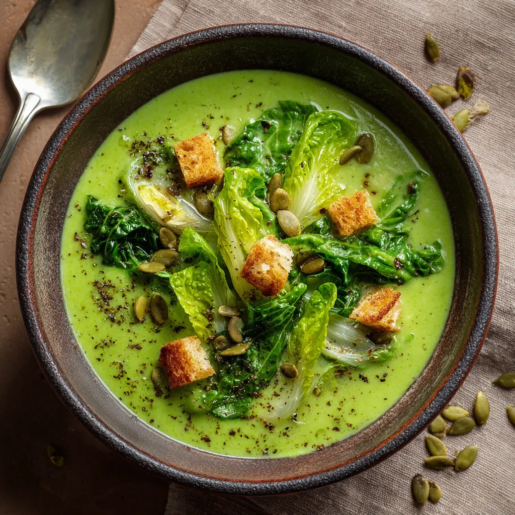 Una tazza di zuppa con verdure e pane.