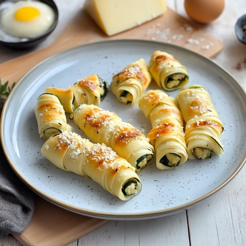 Un piatto con 6 frittelle di zucchini.